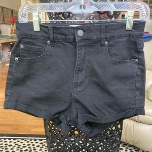 Garage black short jean shorts 5